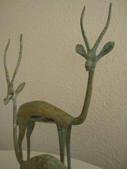 Bronze statue - impala
